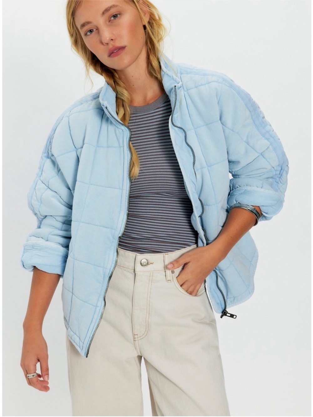 Free People Dolman Quilted Jacket